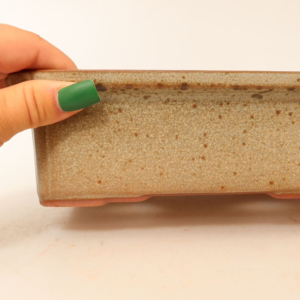 Ceramic Bowl, 20 x 15.5 x 5.5 cm, beige