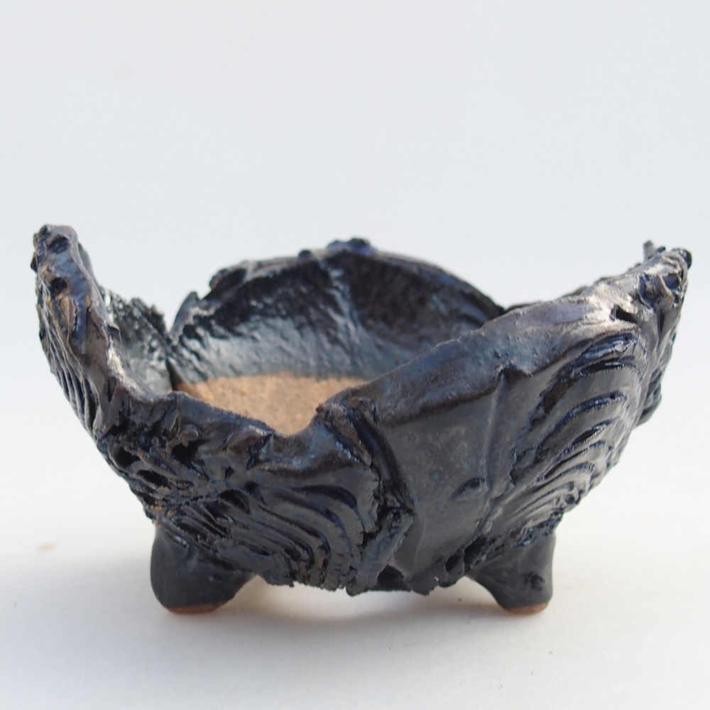 Ceramic Shell 9,5 x 9,5 x 6 cm , colour blue