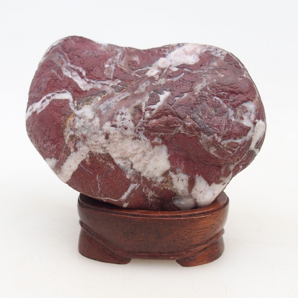 Suiseki - Stone with DAI (wooden pad)
