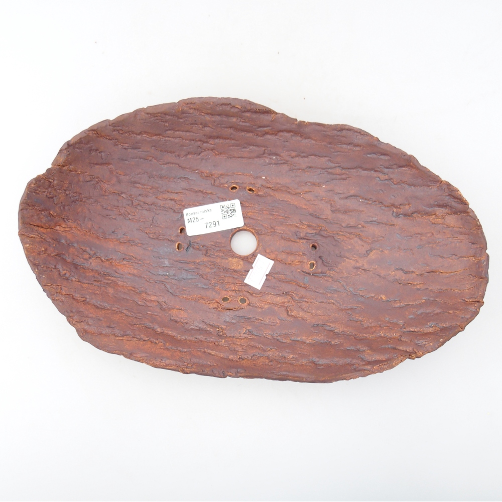 Ceramic Shell 30 x 18,5 x 5 cm , colour brown