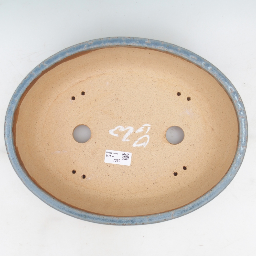 Bonsai bowl 33 x 25,5 x 8,5 cm , colour blue