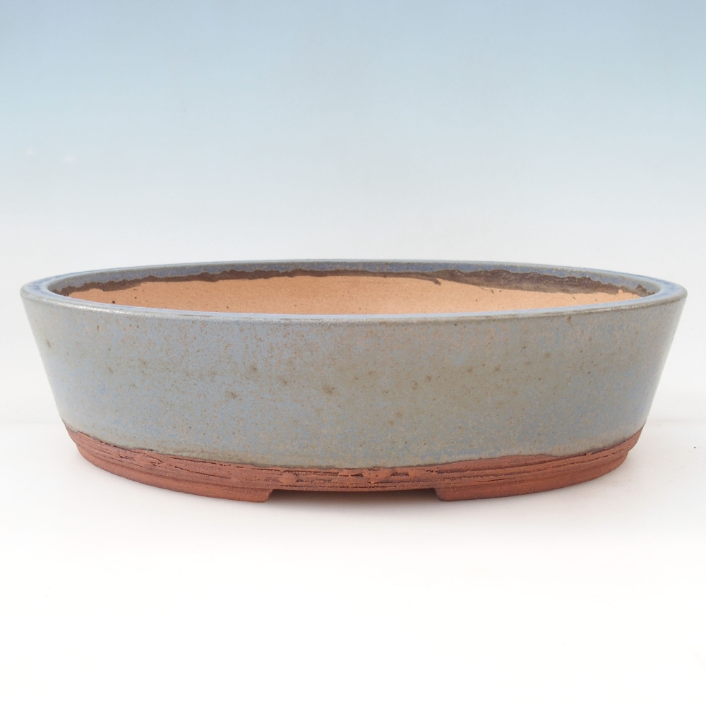 Bonsai bowl 33 x 26 x 8 cm , colour blue