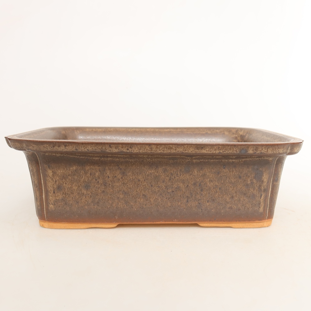 Ceramic Bowl, 20 x 15.5 x 5.5 cm, brown