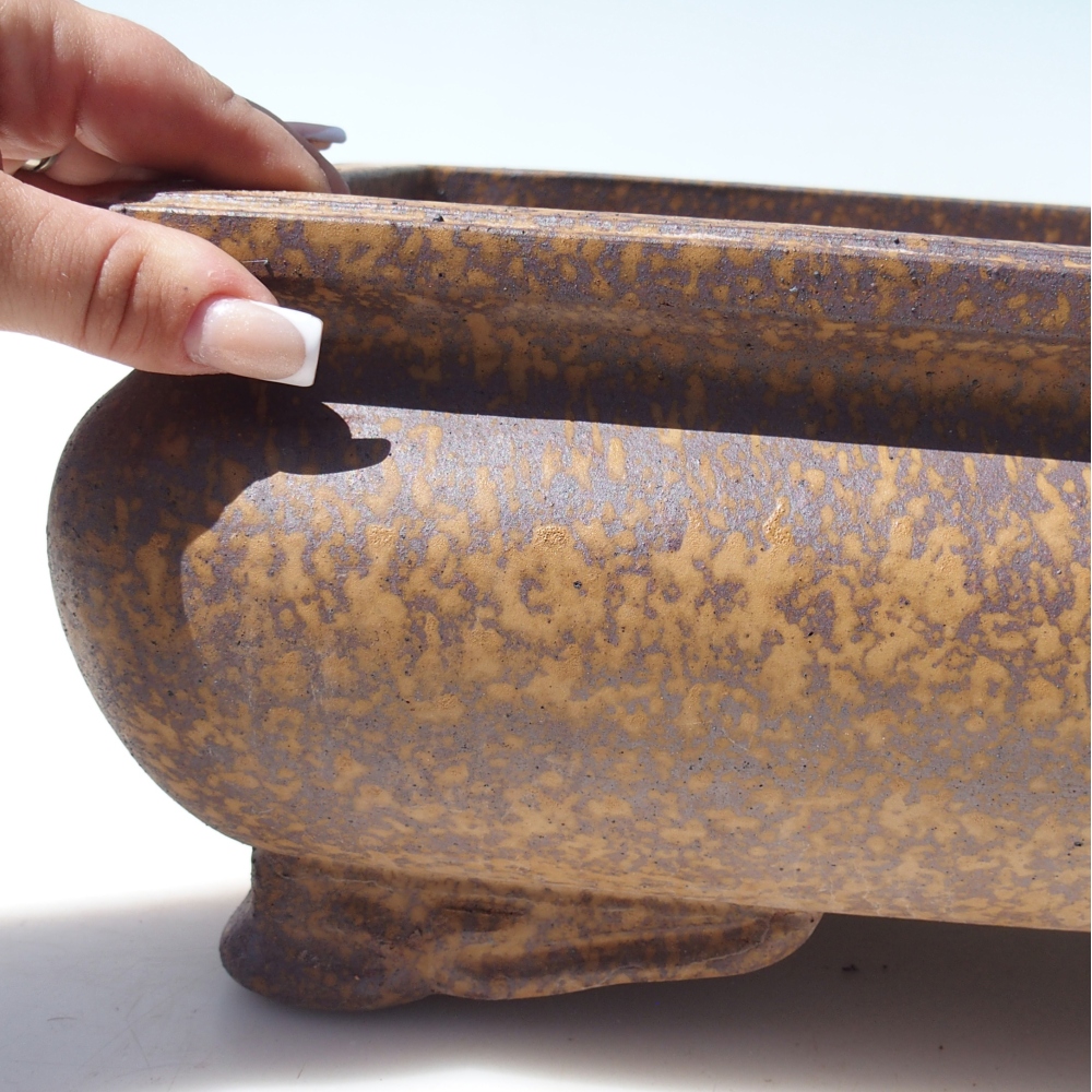 Bowl 41 x 27,5 x 15 cm brown - PERSONAL COLLECTION OR PALLET TRANSPORT ONLY