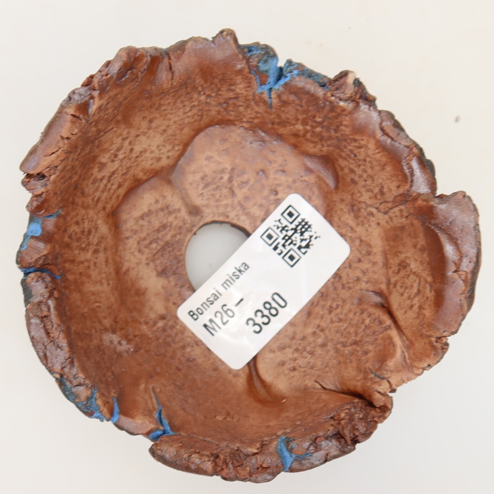 Ceramic Shell, 9 x 9 x 5 cm, blue