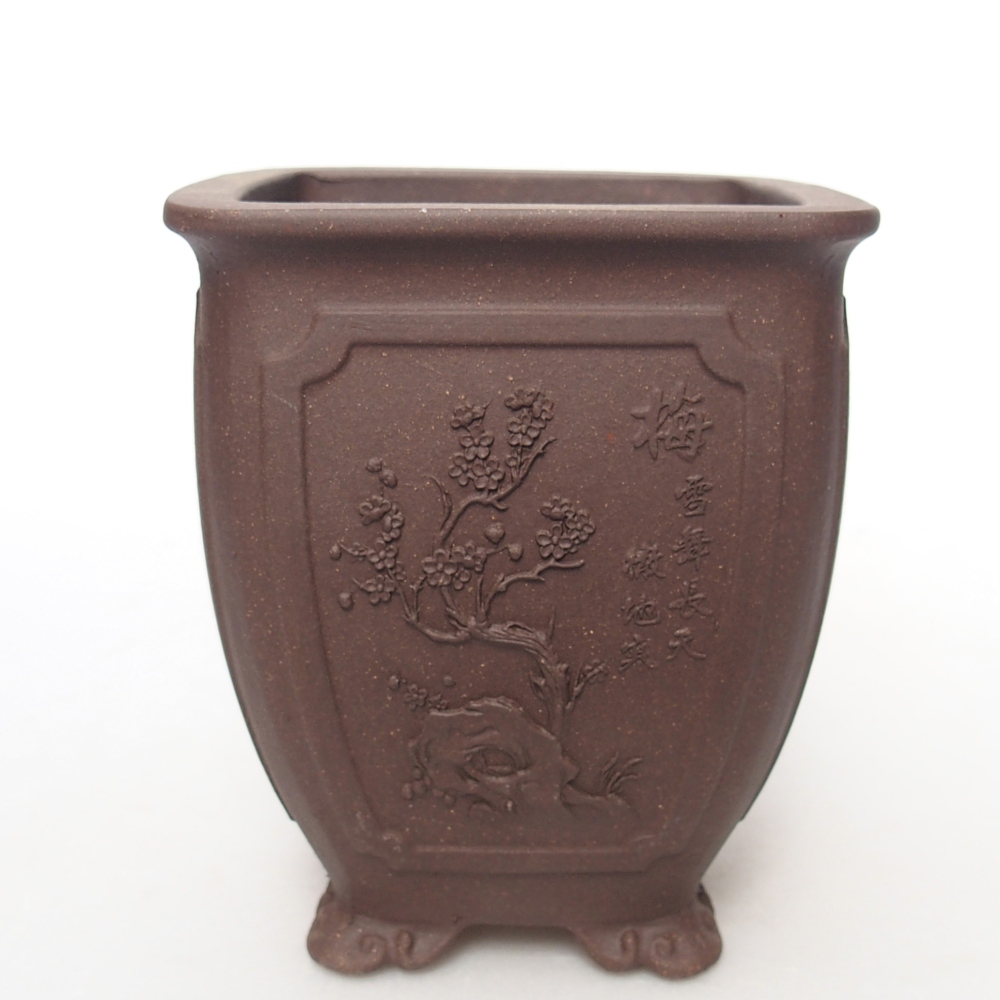 Bowl 9 x 9 x 11 cm brown