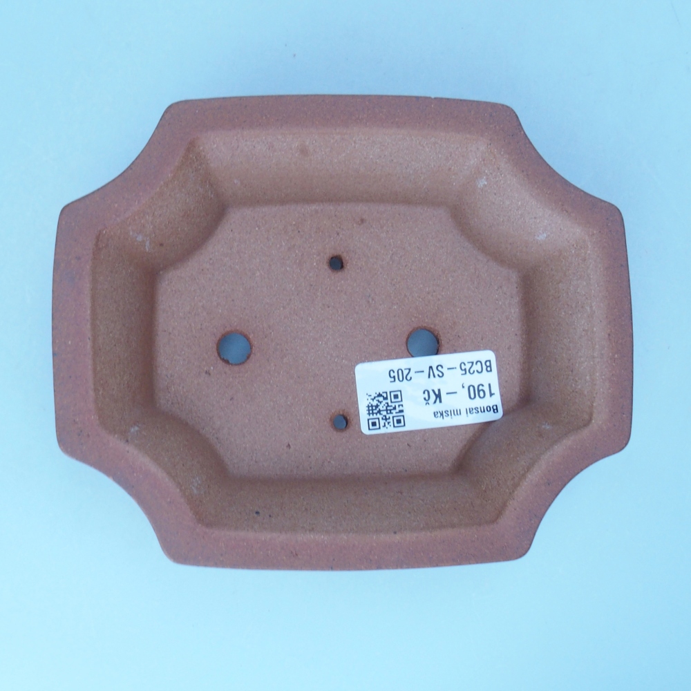 Bowl 15 x 12 x 4 cm brown