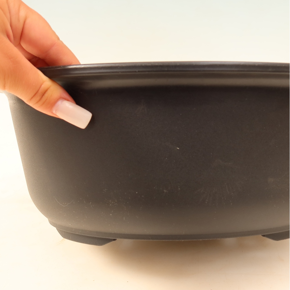 MP-29 Black Plastic Bonsai Pot - 31.5 x 24 x 12 cm