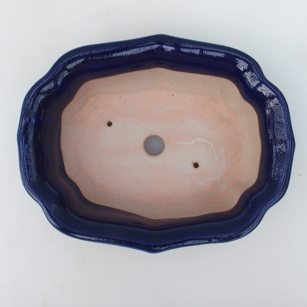 Bonsai bowl H51 - 18 x 14 x 5 cm. - green