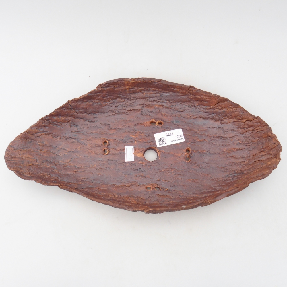 Ceramic Shell 36 x 18,5 x 5,5 cm , colour brown