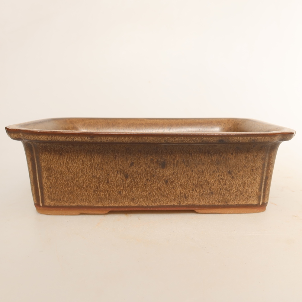 Ceramic Bowl, 20 x 15.5 x 5.5 cm, brown