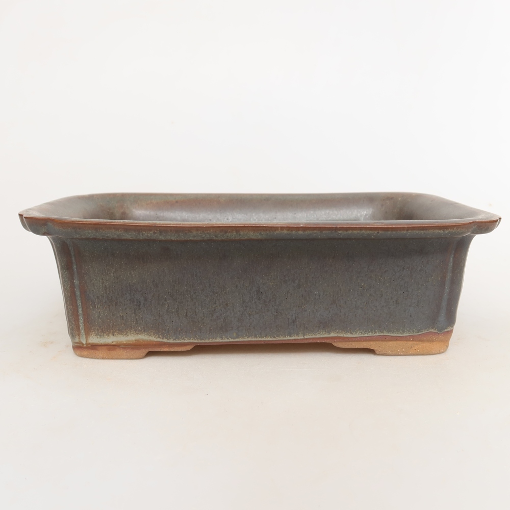 Ceramic Bowl, 20 x 15.5 x 5.5 cm, brown