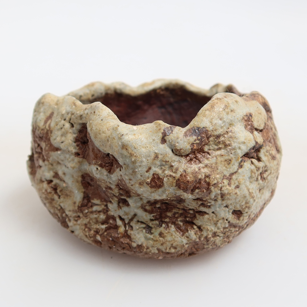 Ceramic Shell  6.5 x 6.5 x 5.5 cm, green