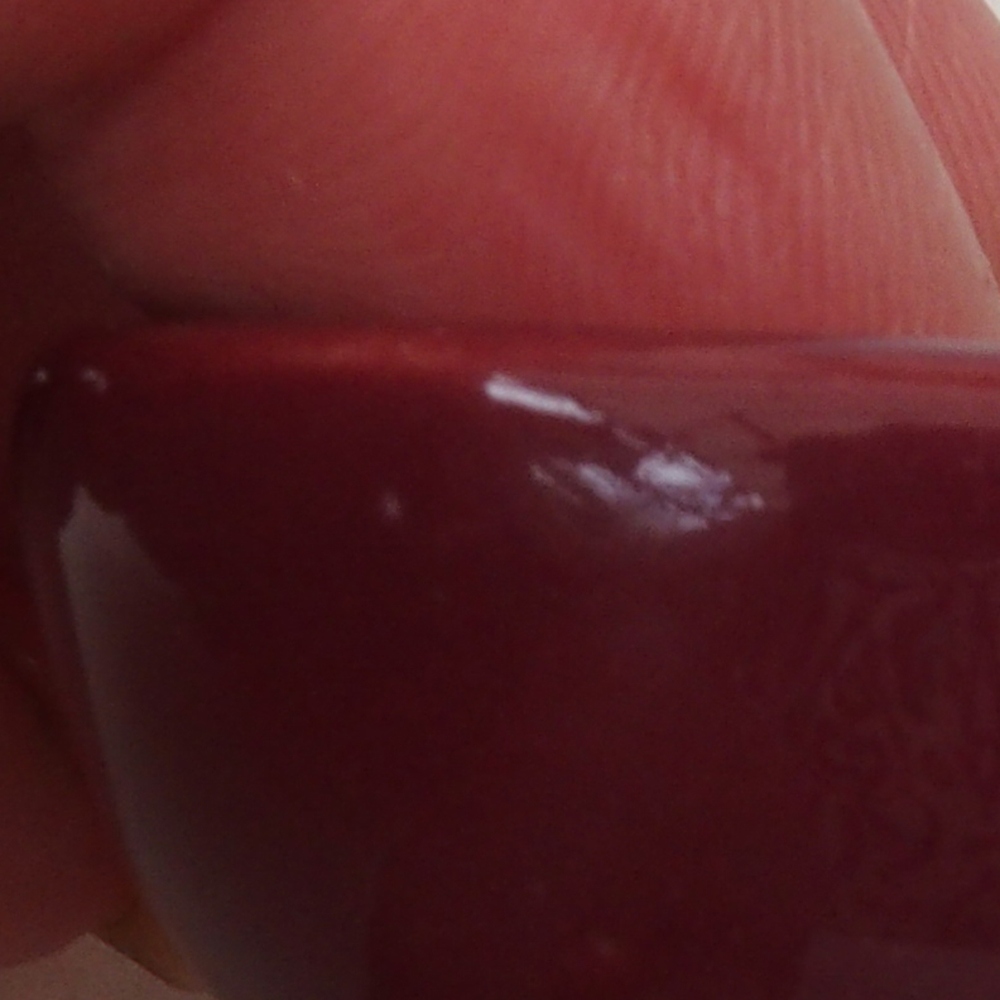 Mini bonsai bowl 3,5 x 3,5 x 1,5  cm, color burgundy