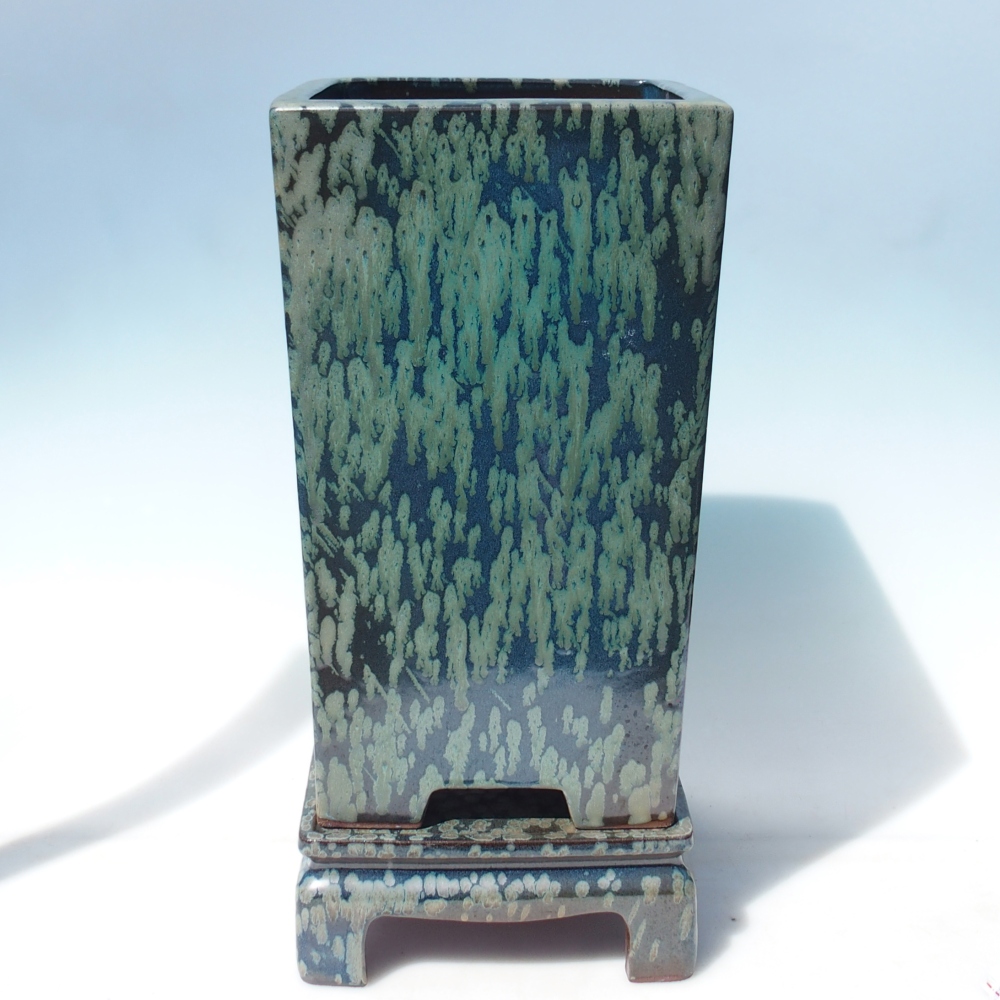 Bowl 24 x 24 x 41/50 cm green - PERSONAL COLLECTION OR PALLET TRANSPORT ONLY