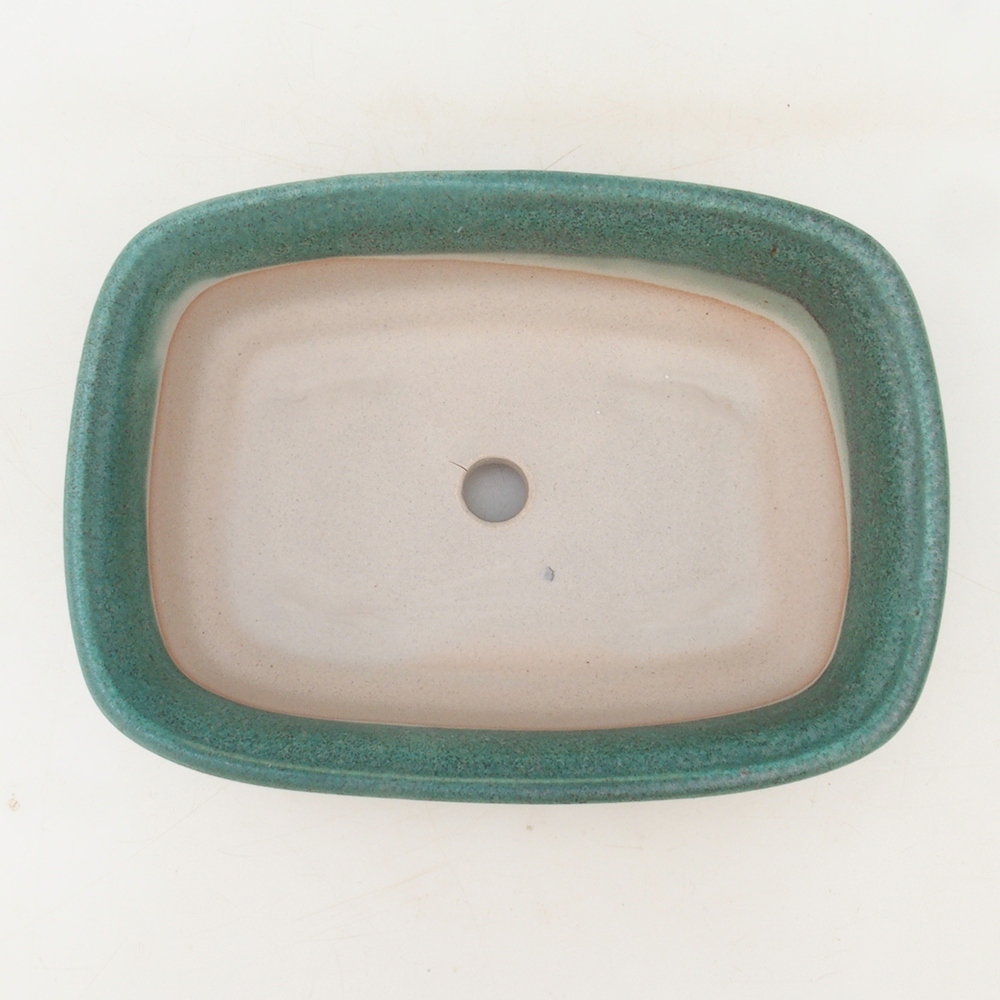Bonsai bowl H02 - 19 x 13 x 5 cm. - green