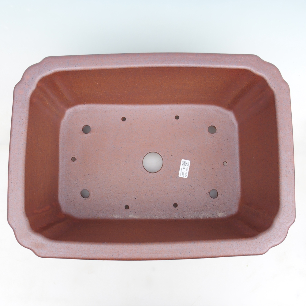 Ceramic bonsai bowl 51,5 x 37,5 x 20 cm , metal colour - PERSONAL COLLECTION ONLY or pallet transport
