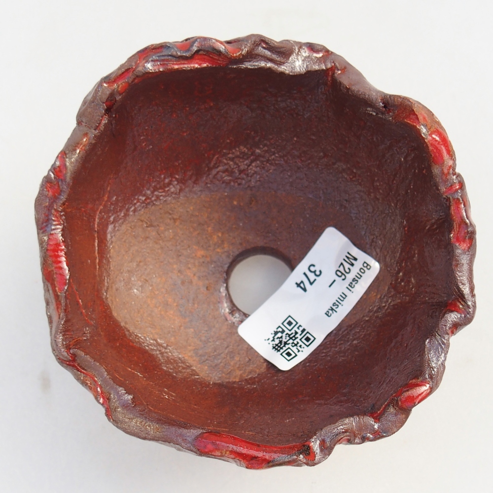 Ceramic Shell 10 x 10 x 8 cm , colour brown