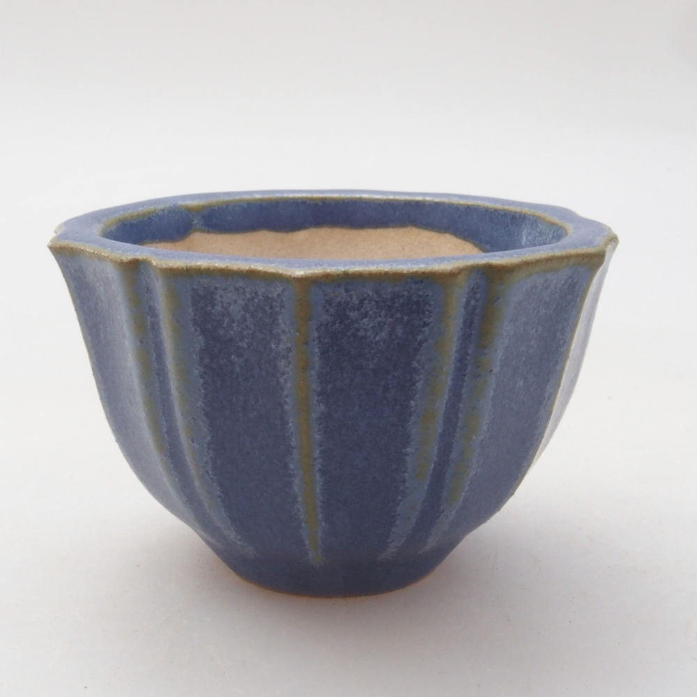 Mini bonsai bowl 5 x 5 x 3 cm, color blue