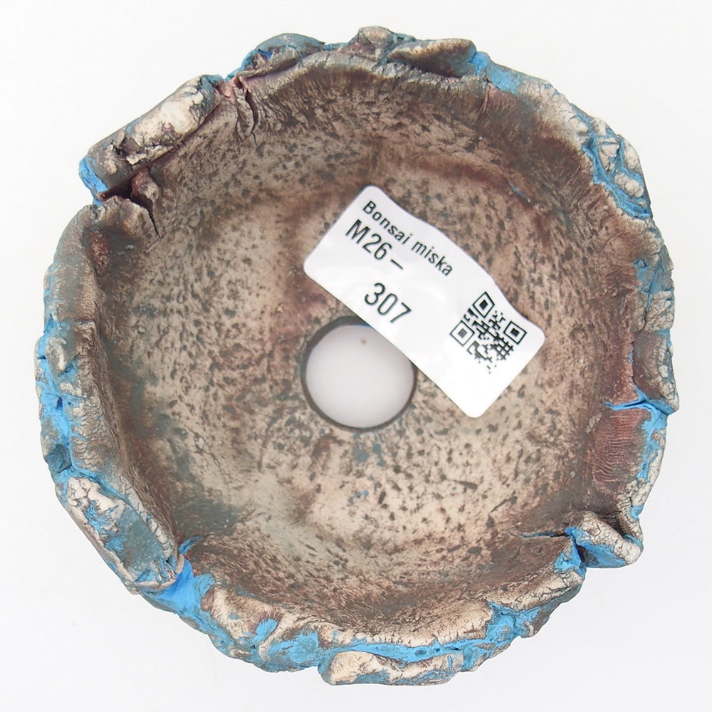 Ceramic Shell 9 x 9 x 5,5 cm , colour blue