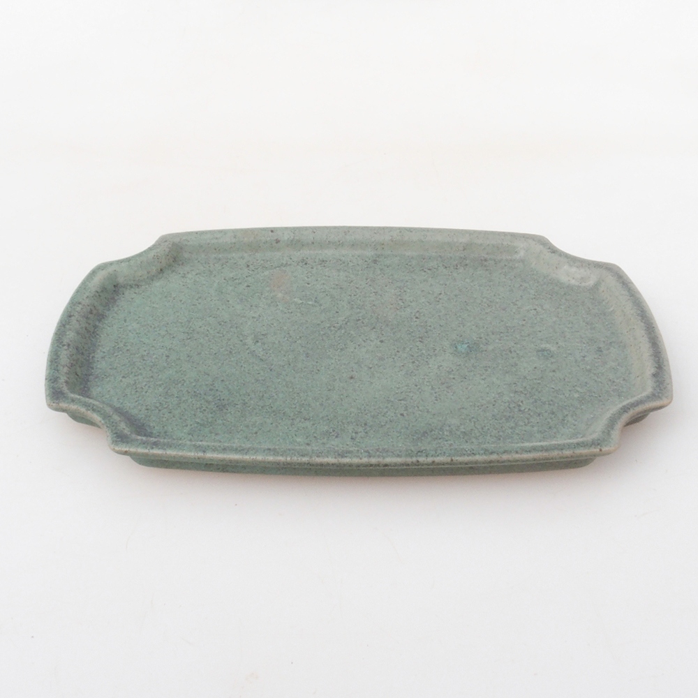 Ceramic bowl H03 - 17 x 12.5 x 1 cm - green