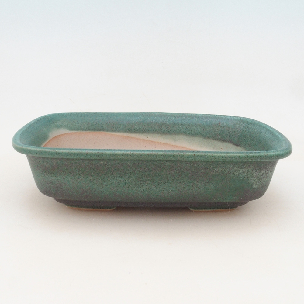 Bonsai bowl + saucer H02 - green