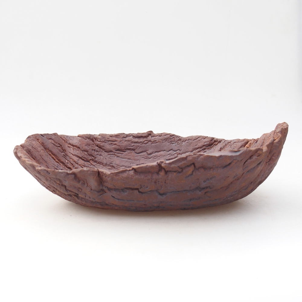 Ceramic Shell 28 x 21,5 x 8,5 cm , colour brown