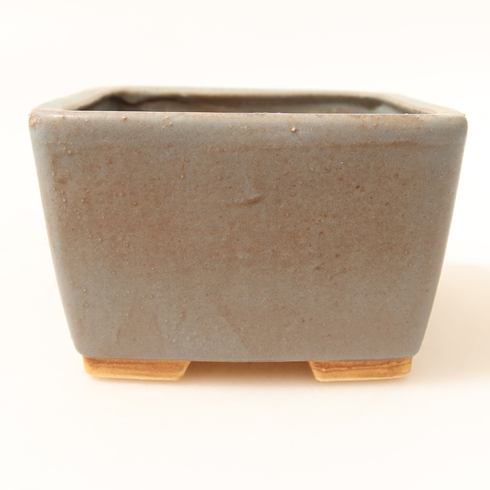 Ceramic bonsai bowl 8,5 x 8,5 x 5,5 cm, colour blue