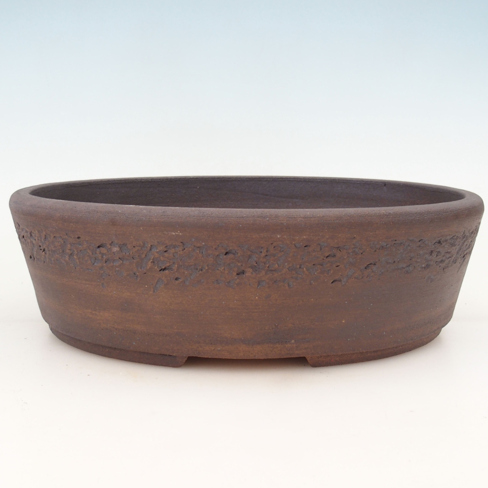 Bonsai bowl 32 x 26 x 9 cm , colour brown