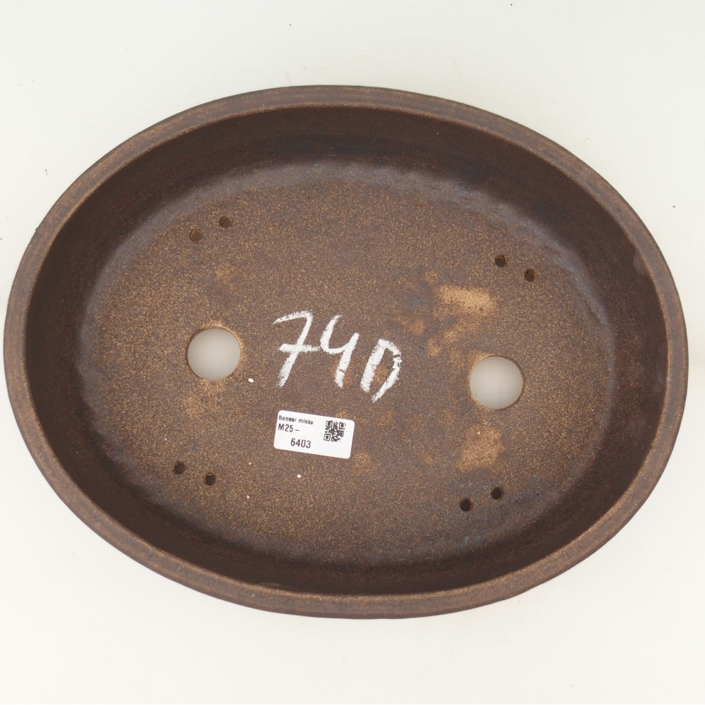 Bonsai bowl 32 x 25 x 8 cm , colour brown