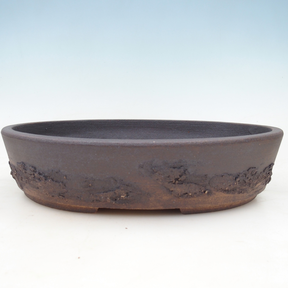 Bonsai bowl 32,5 x 26 x 7 cm , colour brown