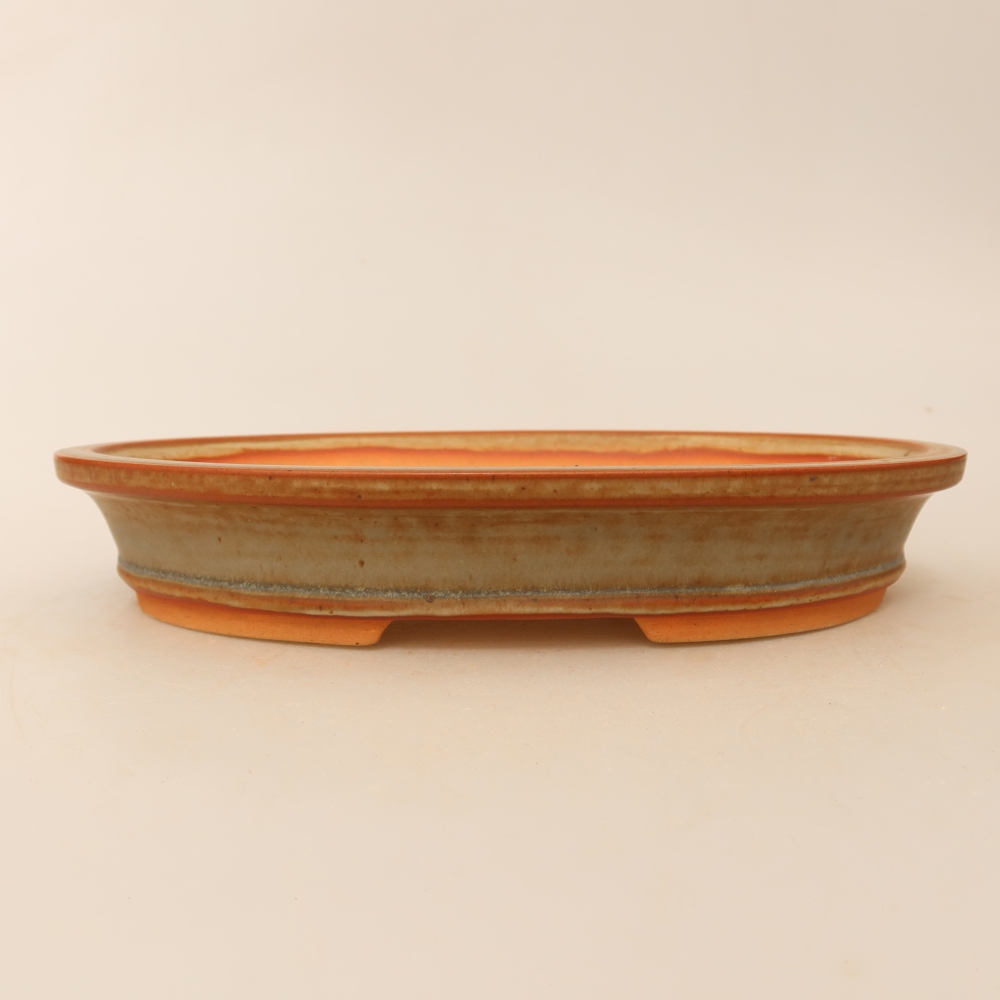 Ceramic Bowl  21 x 14.5 x 3.5 cm, beige