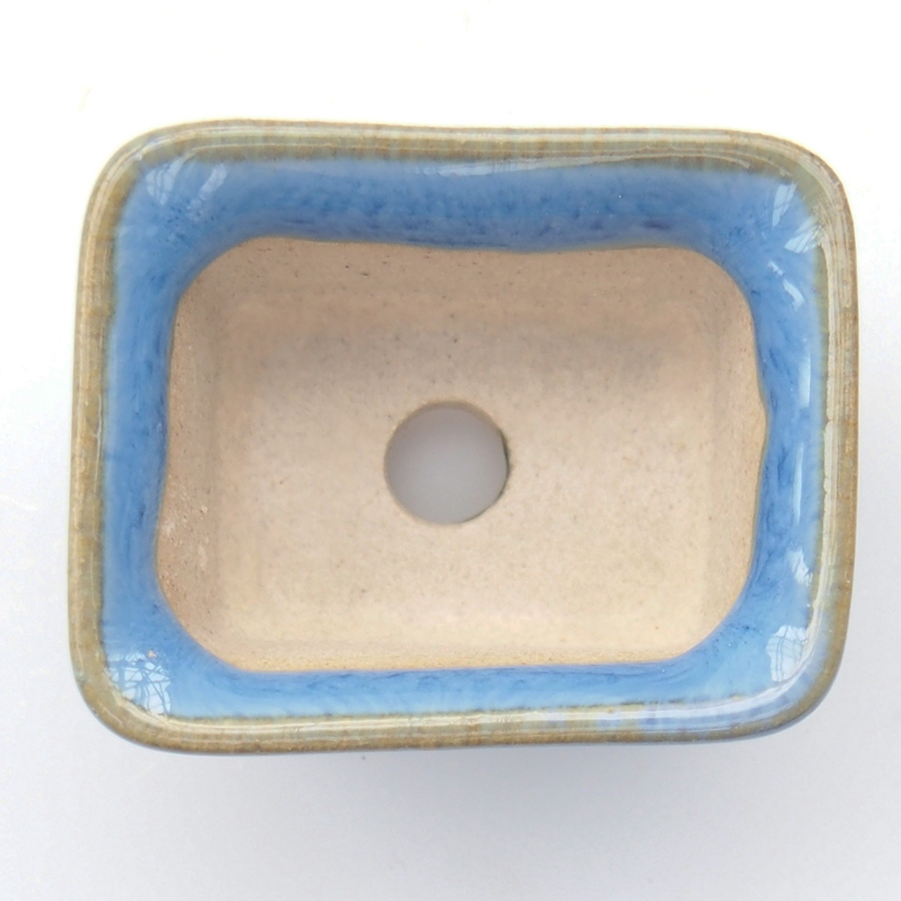 Mini bonsai bowl 3 x 2,5 x 2 cm, colour blue