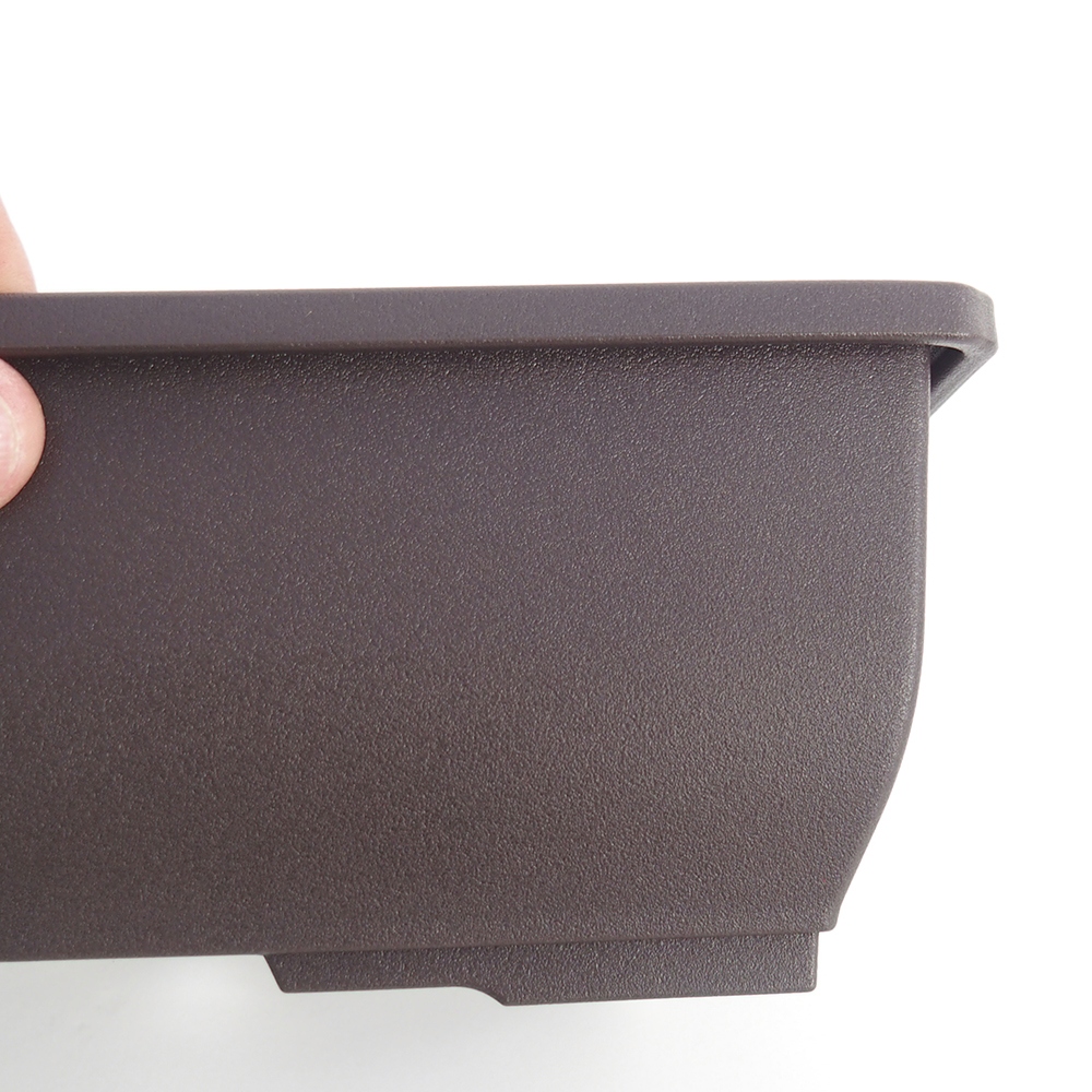 Plastic bowl MP-14 23,5 x 18,5 x 8 cm colour Brown