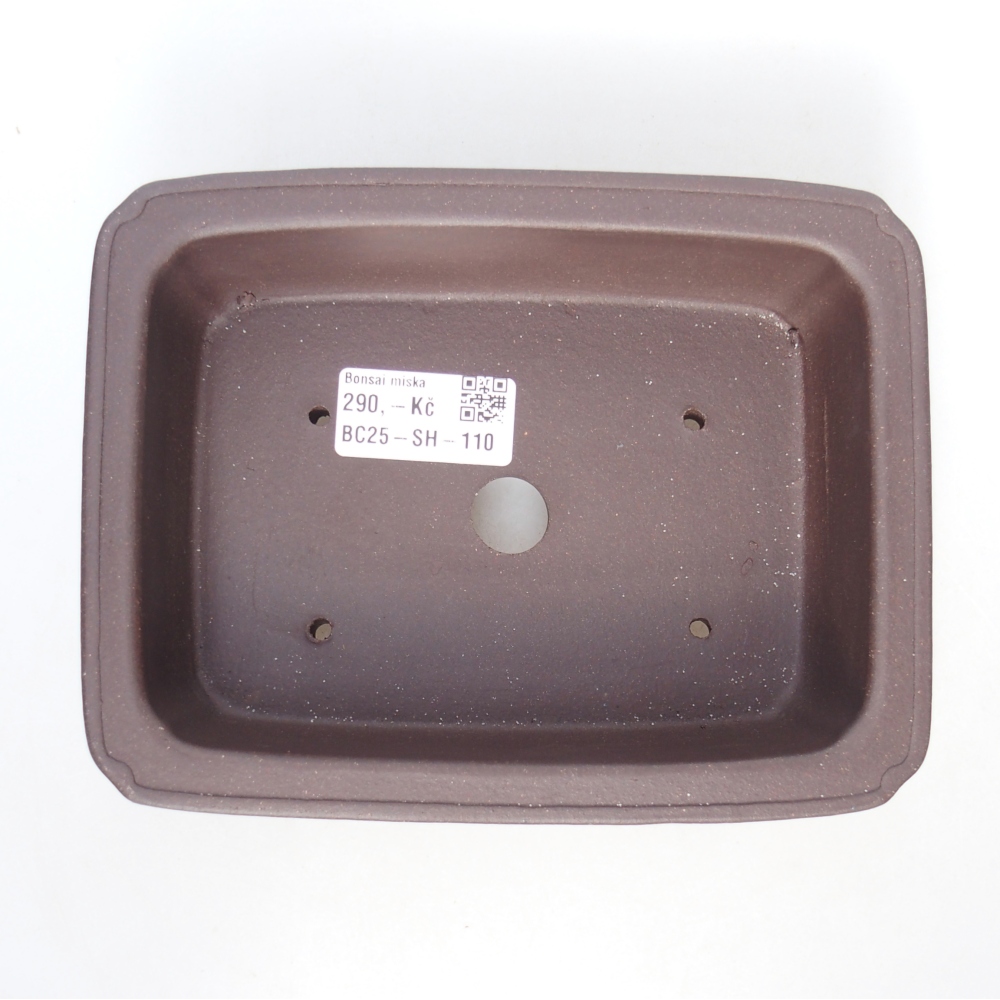 Bowl 17,5 x 13,5 x 5,5 cm brown