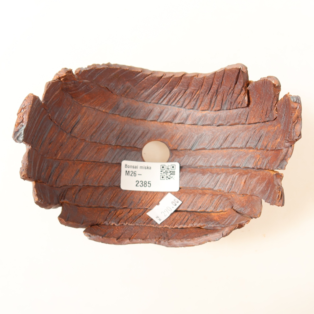 Ceramic Shell  14.5 x 11 x 11 cm, brown