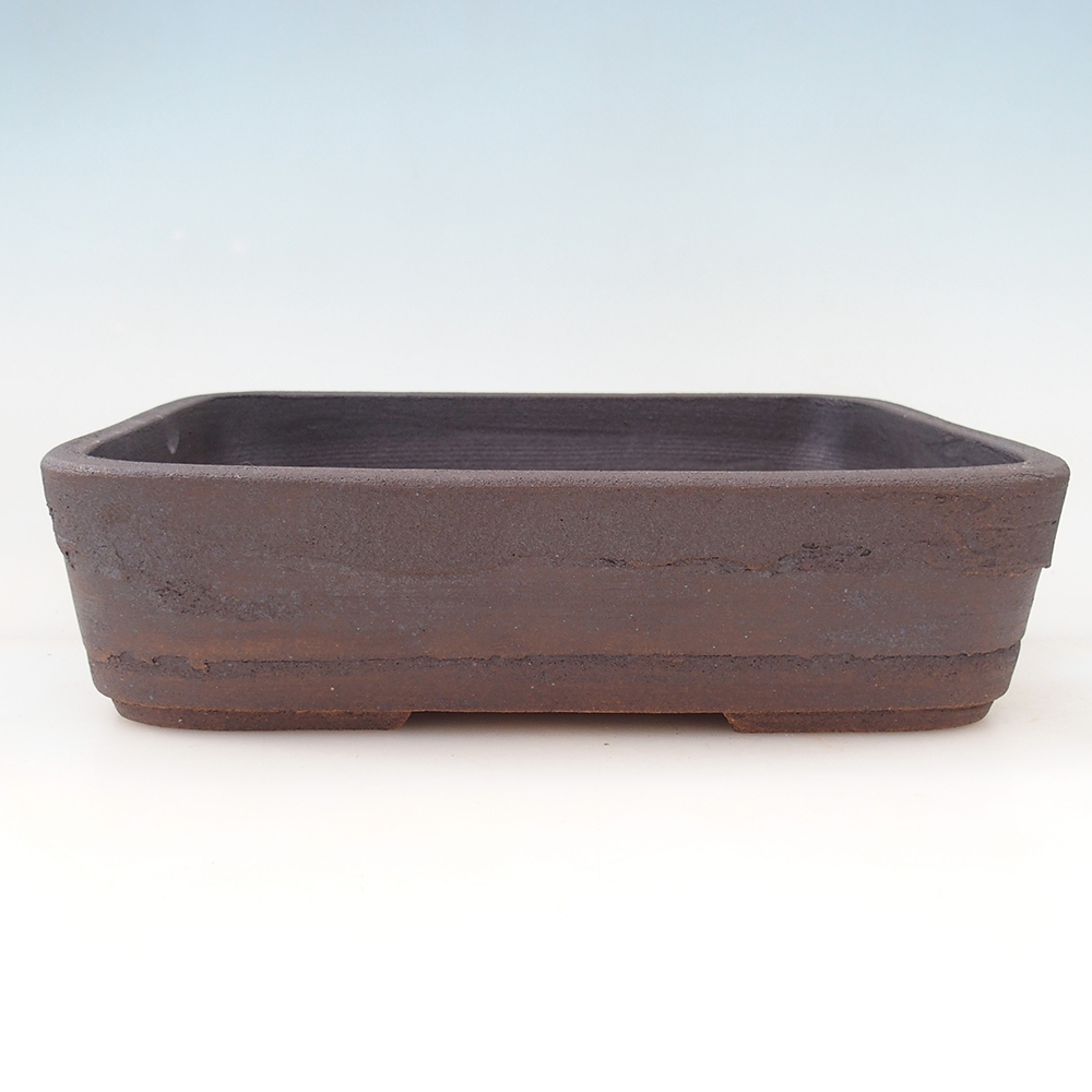 Bonsai bowl 30,5 x 25 x 8 cm , colour brown