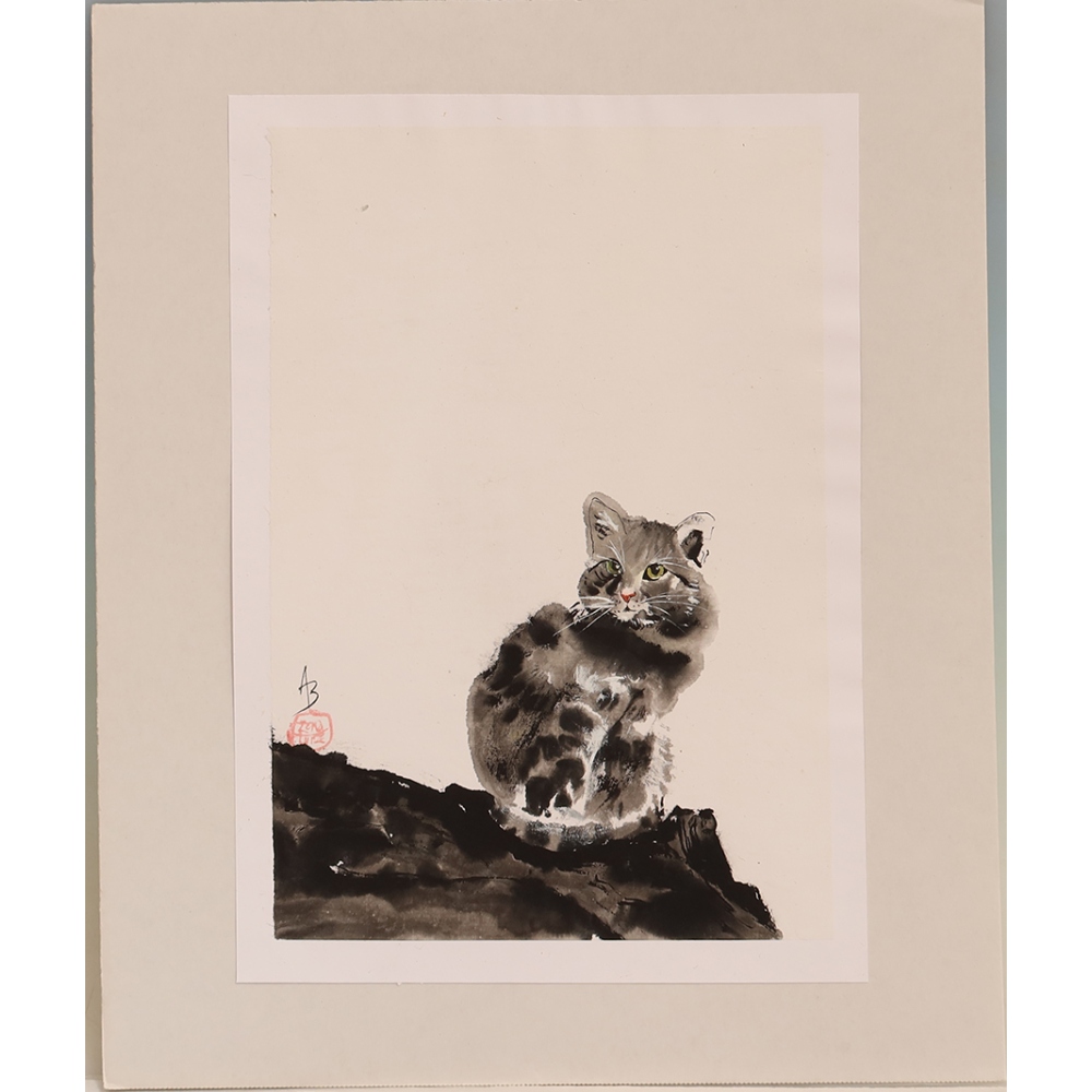 Calligraphy - Kitten 