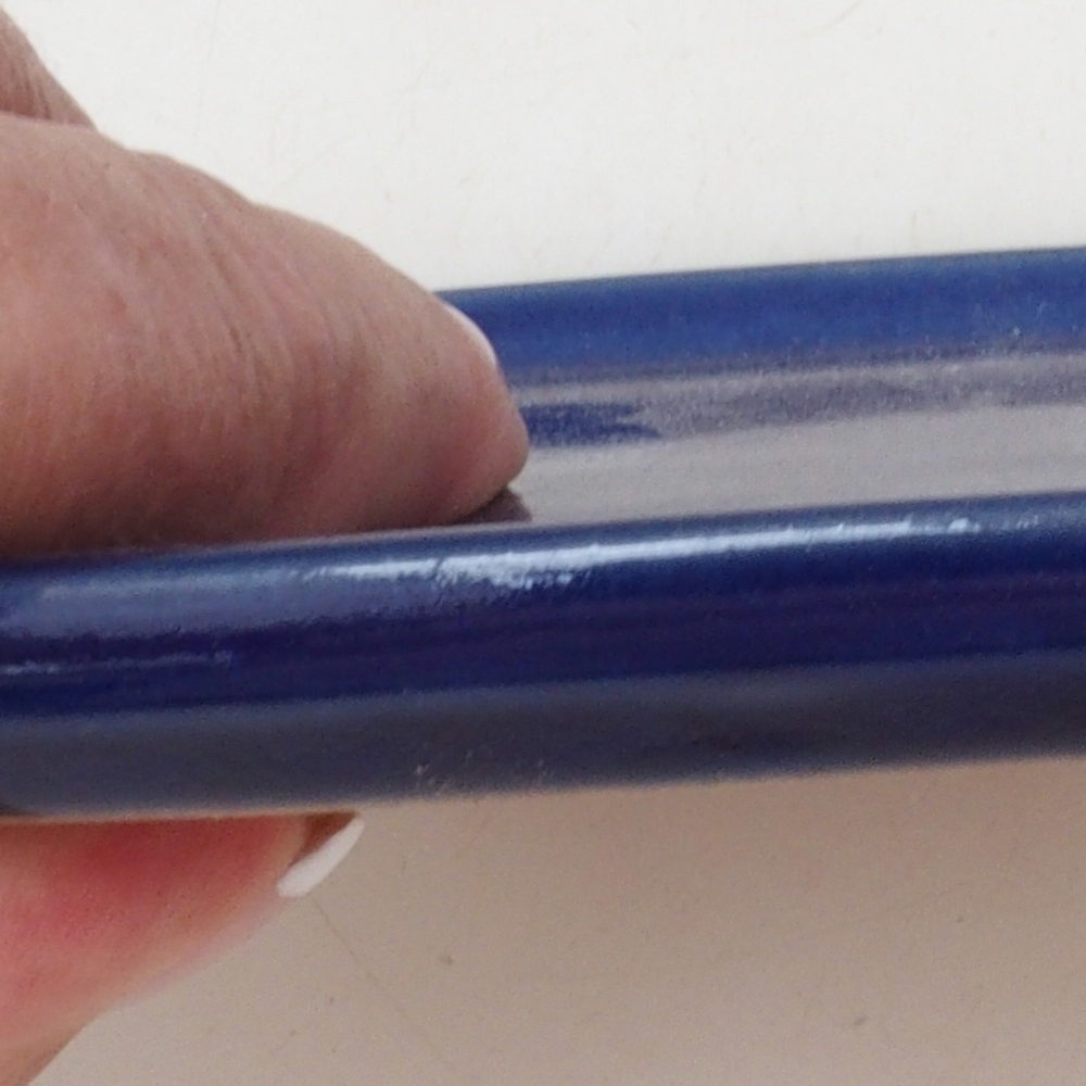 Ceramic bowl H31 - 15 x 13 x 1 cm - blue