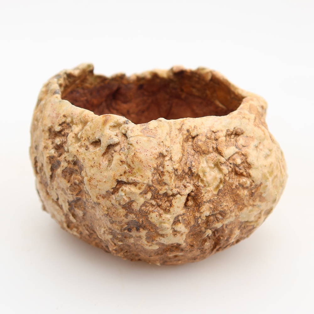 Ceramic Shell, 5.5 x 5.5 x 5 cm, brown