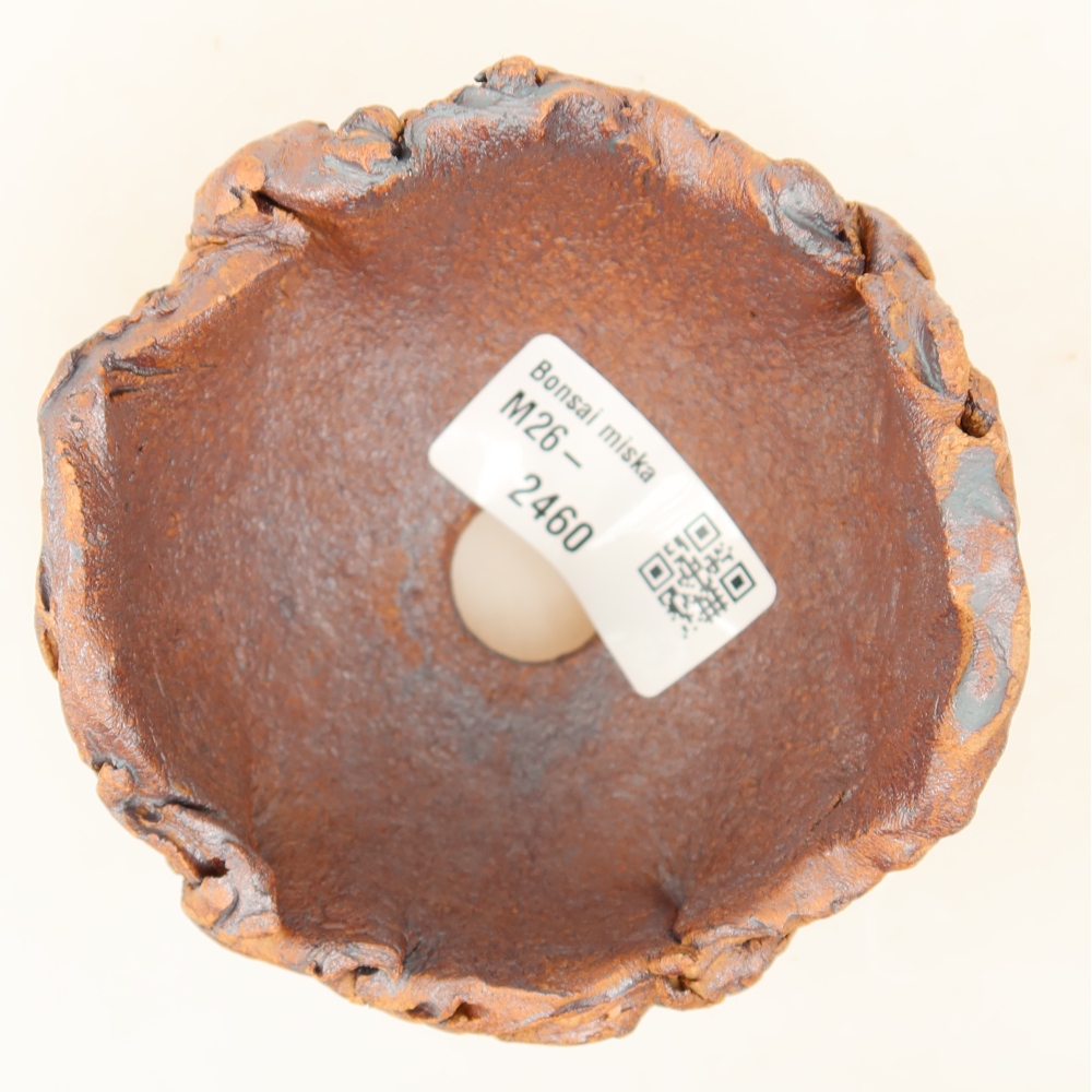 Ceramic Shell 9 x 8,5 x 6 cm , colour brown