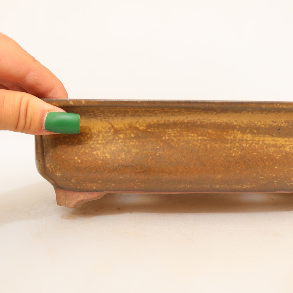 Ceramic Bowl, 24 x 17 x 6 cm, yellow