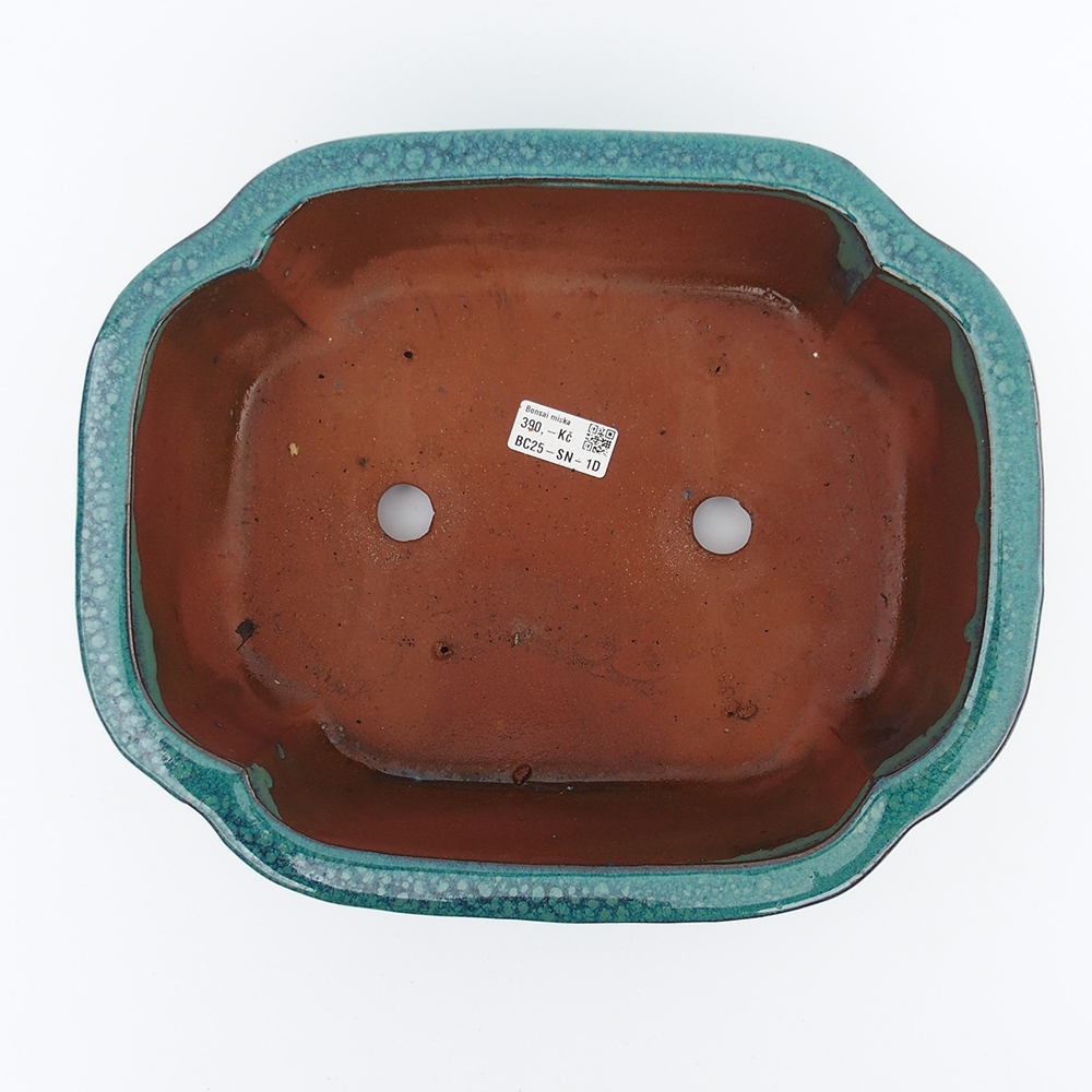 Bowl 32 x 26 x 10,5 cm green-blue
