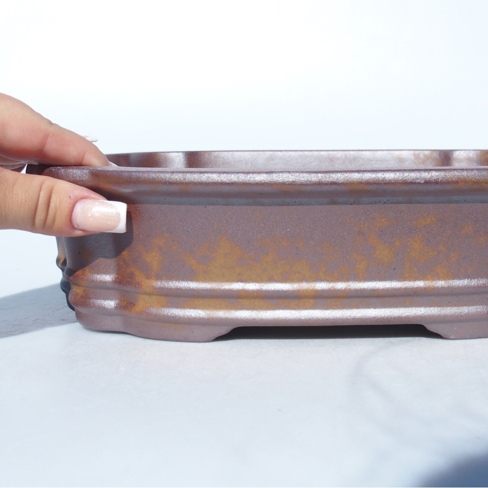Bowl 26 x 20,5 x 6,5 cm brown