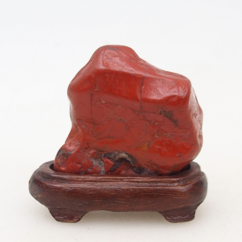 Suiseki - Stone with DAI (wooden pad)