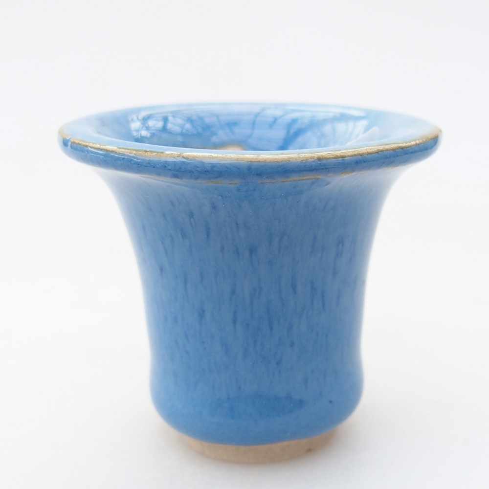 Mini bonsai bowl 4,5 x 4,5 x 3,5 cm, colour blue