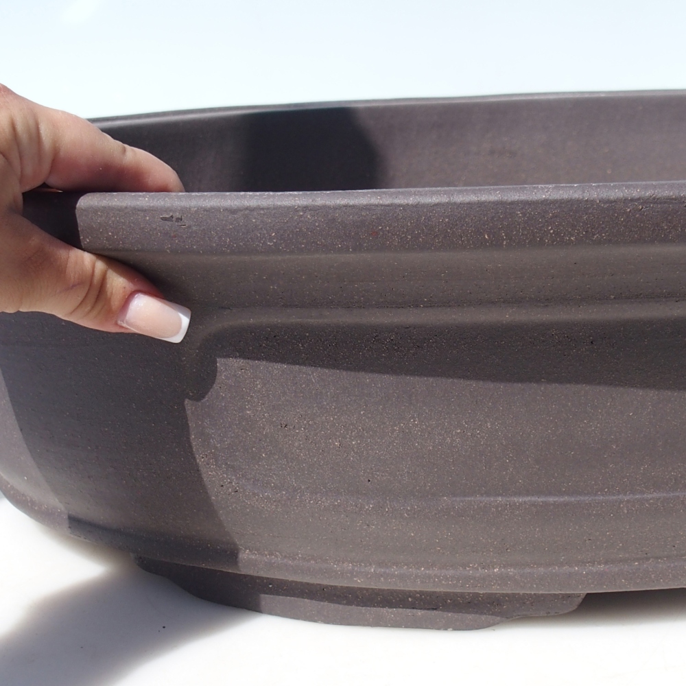 Bowl 69,5 x 49 x 14,5 cm brown - PERSONAL COLLECTION OR PALLET TRANSPORT ONLY