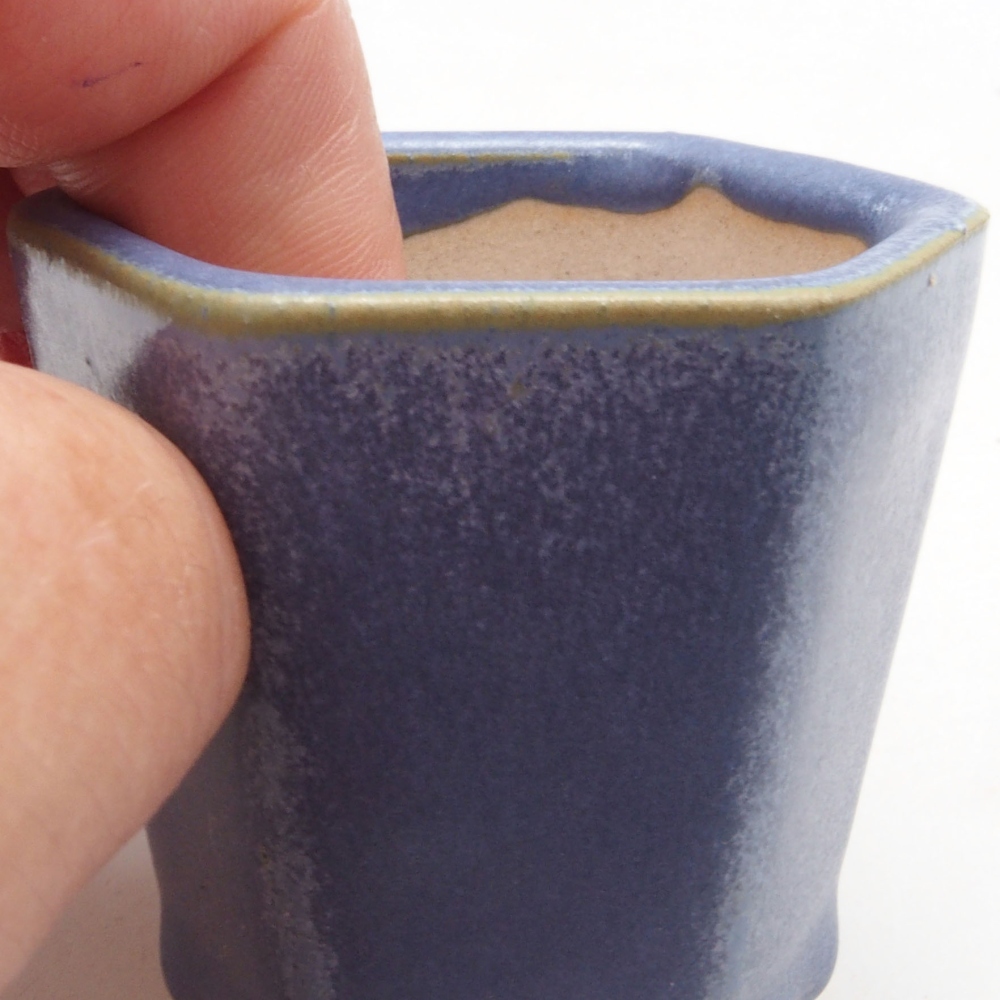 Mini bonsai bowl 5 x 4,5 x 5 cm, color blue