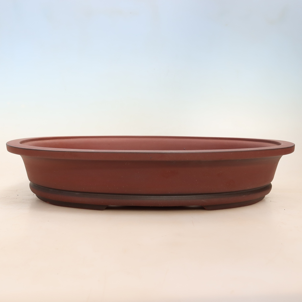 Ceramic Bowl  44 x 35 x 8 cm, brick red - IN-STORE PICKUP ONLY or pallet shipping
