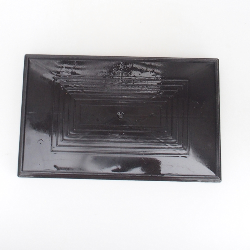 Bonsai table plastic rectangular 27 x 17,5 x 4  cm, color black